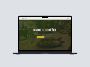 Yassan Bistro Litoměřice návrh webu Bohos Digital